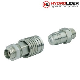 Euro quick connector set, M18 socket, M18 plug