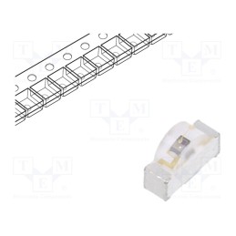 5 pcs x EVERLIGHT - PT12-21C/TR8 - Phototransistor, Dim: 3x1x2mm, λp max: 890nm, 30V, Front: convex