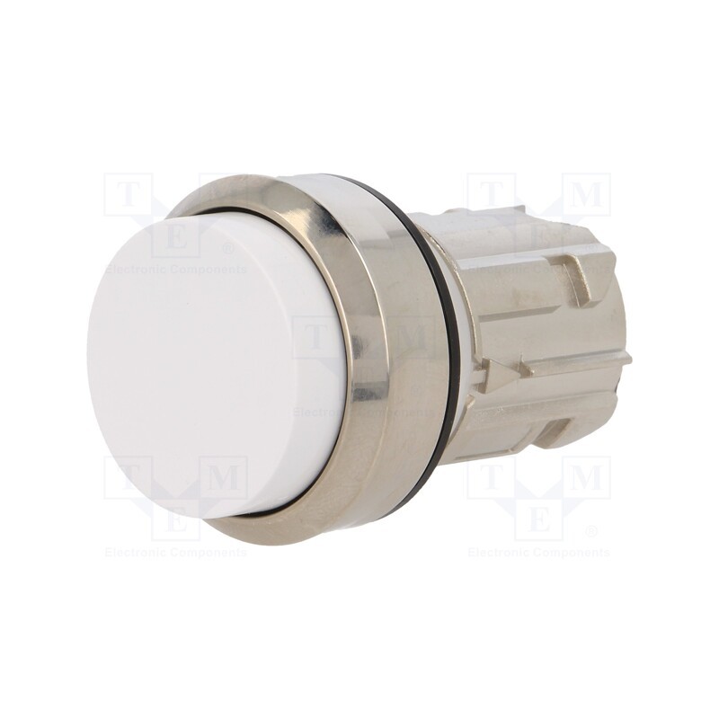 1 pcs x SIEMENS - 3SU1050-0BB60-0AA0 - Switch: push-button, 22mm, Stabl.pos: 1, white, none, IP67, Pos: 2