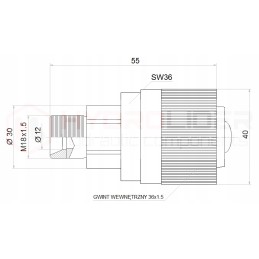 Measuring set 250bar 2m wt 36x1 5 hydrolider