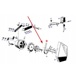 X696616300000 V-belt avx10 x 763 la