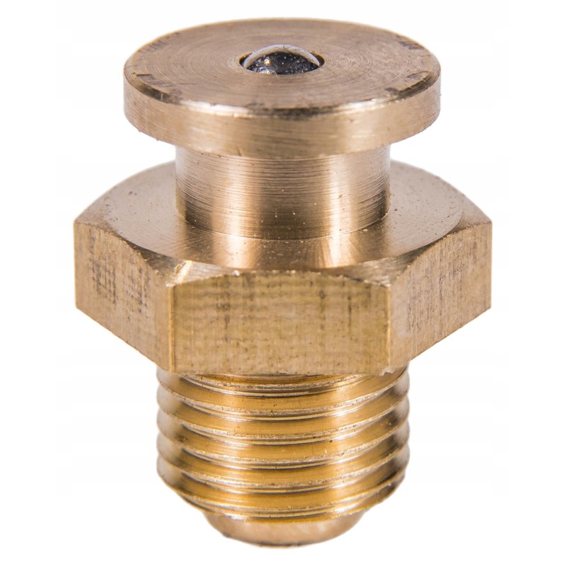 Kalamitka flat grease nipple m8x1 brass diameter 12mm