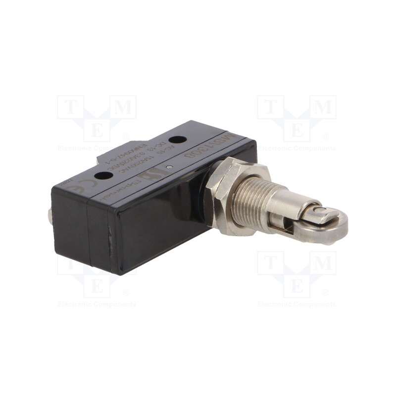1 pcs x SPAMEL - MS\1308 - Microswitch SNAP ACTION, 15A/250VAC, 0.3A/220VDC, with roller