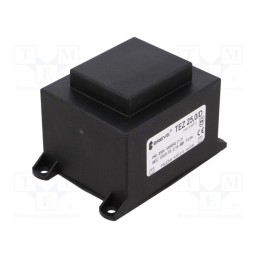 1 pcs x BREVE TUFVASSONS - TEZ25/D230/12V - Transformer: encapsulated, 25VA, 230VAC, 12V, 2083.3mA, PCB, IP00