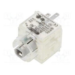 1 pcs x SCHLEGEL - BZLI5_AU - Contact block, -30÷70°C, Illumin: yes, IP00, Contacts: NO, 3mm