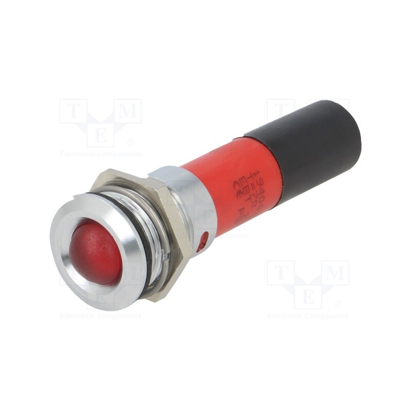 1 pcs x CML INNOVATIVE TECHNOLOGIES - 19400230M - Indicator: LED, red, 230VAC, Ø16mm
