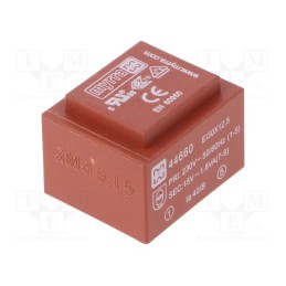 1 pcs x MYRRA - 44660 - Transformer: encapsulated, 1.8VA, 230VAC, 15V, 120mA, PCB