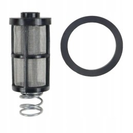 Sediment filter insert complete with spring