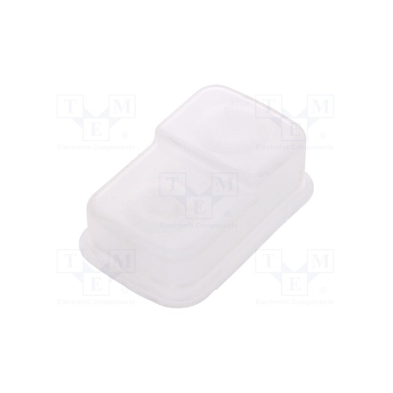 1 pcs x SCHNEIDER ELECTRIC - ZBA710 - Cover, 22mm, Harmony XB4, Ø22mm, transparent, silicone