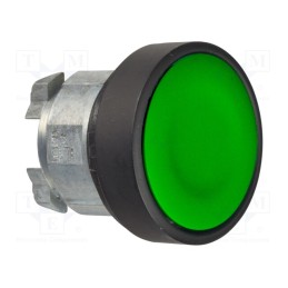 1 pcs x SCHNEIDER ELECTRIC - ZB4BA37 - Switch: push-button, 22mm, Stabl.pos: 1, green, none, IP66, flat