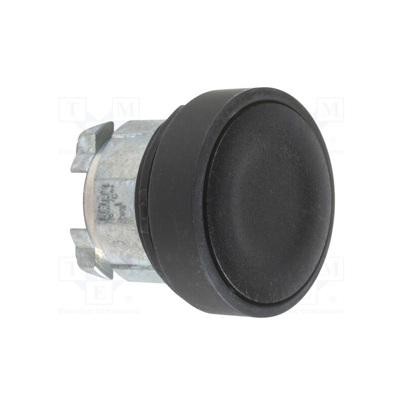 1 pcs x SCHNEIDER ELECTRIC - ZB4BA27 - Switch: push-button, 22mm, Stabl.pos: 1, black, none, IP66, flat
