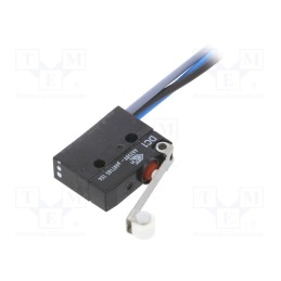 1 pcs x ZF - DC1C-C3RC - Microswitch SNAP ACTION, 6A/250VAC, with lever (with roller)