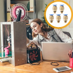 5pcs pc4 pneumatic straight connector for 4mm outer diameter