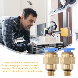 5pcs pc4 pneumatic straight connector for 4mm outer diameter