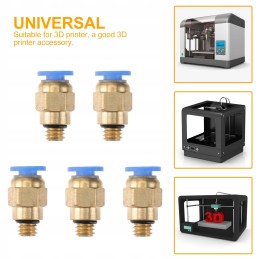 5pcs pc4 pneumatic straight connector for 4mm outer diameter