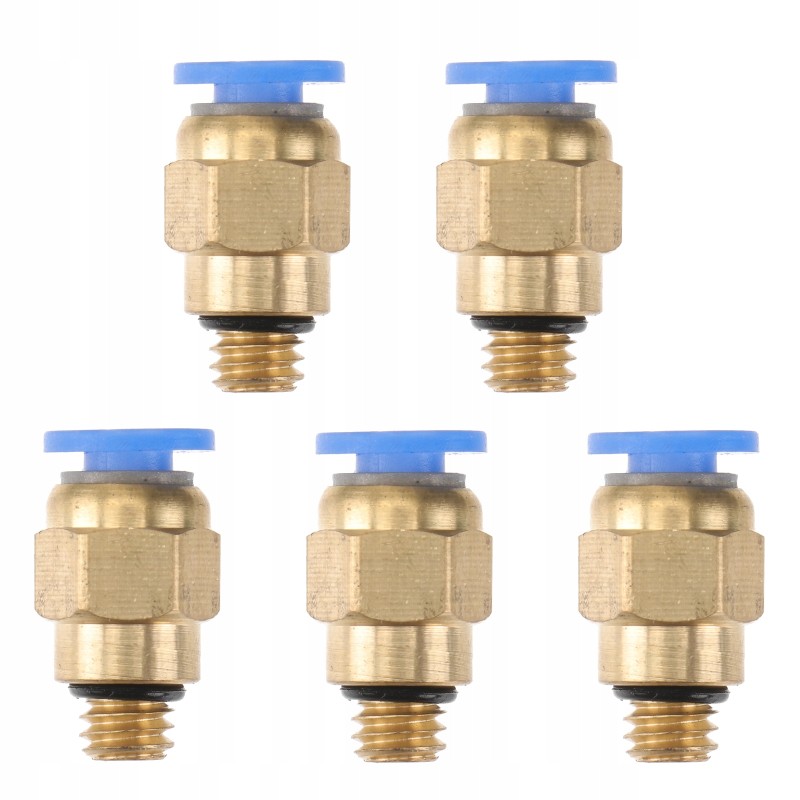 Pneumatic straight connector for 3D printer