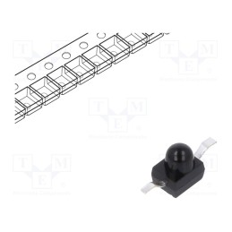 5 pcs x EVERLIGHT - PT91-21B/TR10 - Phototransistor, 1.9mm, Dim: 2.5x2x2.7mm, λp max: 940nm, 30V