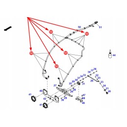 X668466800000 cable clip