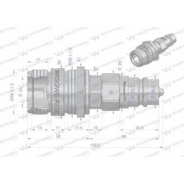 Reduction socket, Euro plug with pressure eliminator