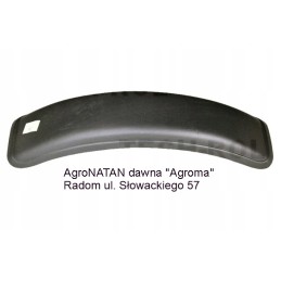 Plastic front fender, width 220 mm, length
