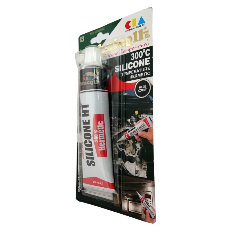 High temperature silicone 70ml black motogener