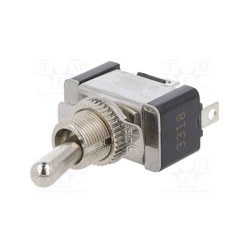 1 pcs x SWITCH COMPONENTS - TA2-1A-AC-5 - Switch: toggle, Pos: 2, SPST, ON-OFF, 20A/125VAC, 0÷65°C, 50mΩ