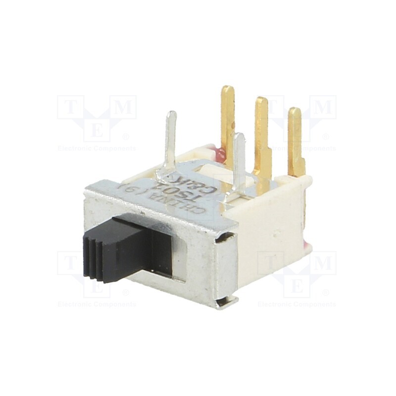 1 pcs x C&K - TS01ABE - Switch: slide, Pos: 2, SPDT, 0.4A/20VDC, ON-ON, THT, -30÷85°C, TS
