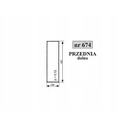 Lower windshield c 330 c 360 kozmin 674