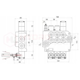 Distributor hydr 3s 80l a1a1l12 badestnost