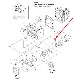 1081720m91 georotor element of the hydraulic pump