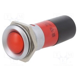 1 pcs x CML INNOVATIVE TECHNOLOGIES - 195E2230M - Indicator: LED, red, 230VAC, Ø22mm