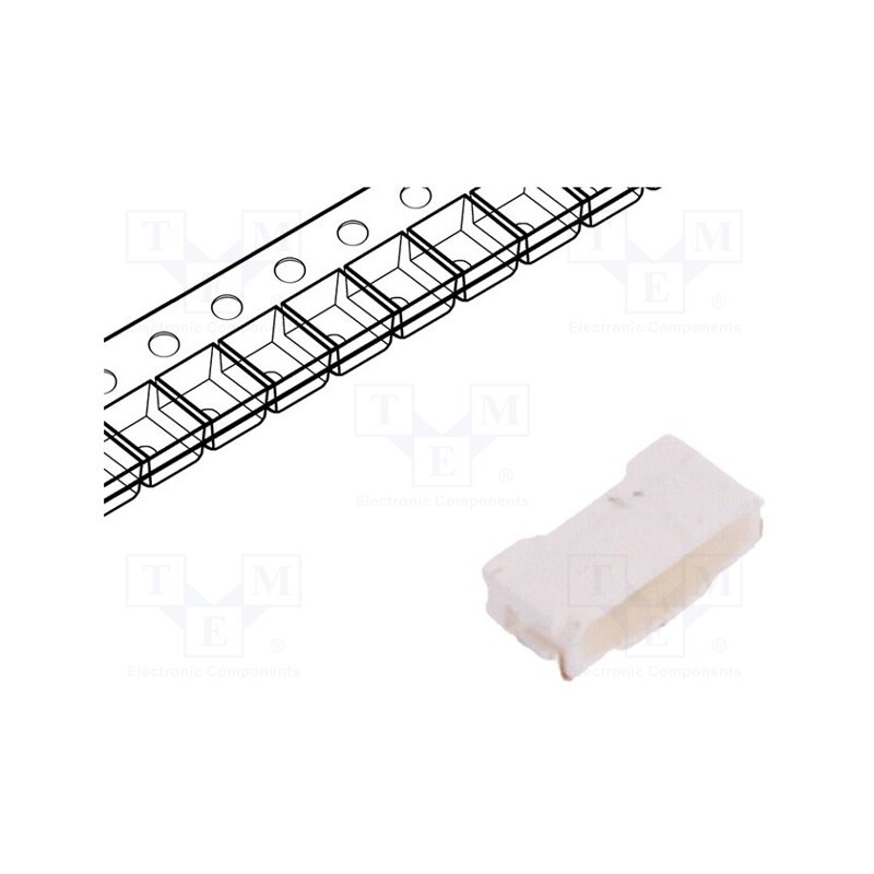 5 pcs x LITEON - LTST-108TBKT - LED, SMD, 1104, blue, 112÷280mcd, 2.85x1.2x0.8mm, 110°, 2.8÷3.8V