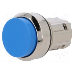 1 pcs x SIEMENS - 3SU1050-0BB50-0AA0 - Switch: push-button, 22mm, Stabl.pos: 1, blue, none, IP67, prominent