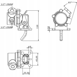 4224451m91kr fuel feed pump fits mf