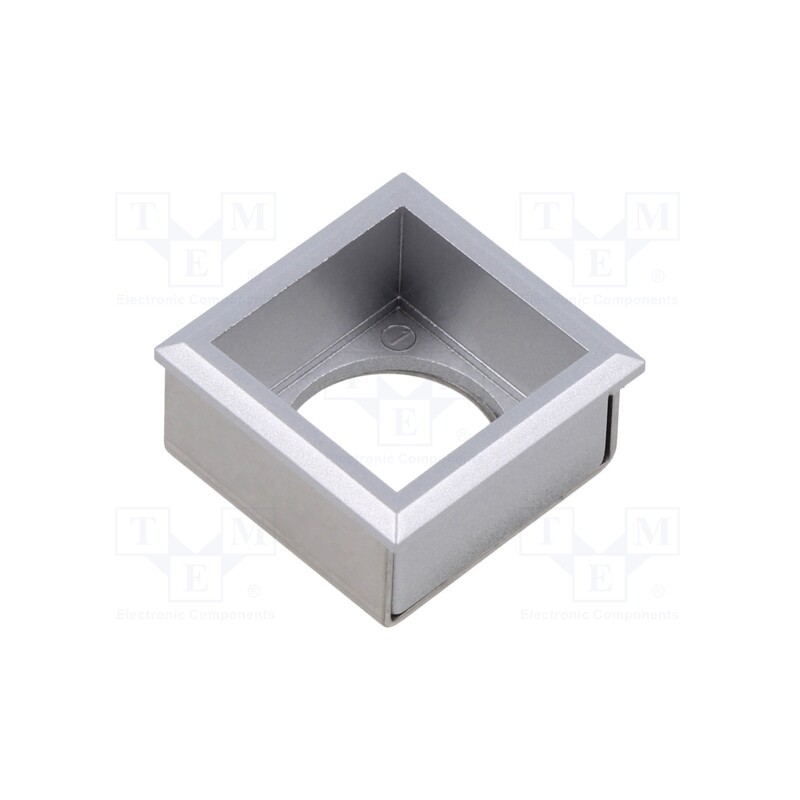 1 pcs x EAO - 61-9930.4 - Button holder, 22mm, 61, 21x21mm, Face dim: 24x24mm, Body: silver