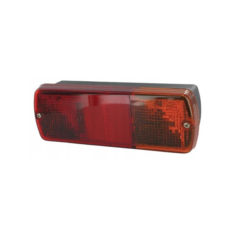Rectangular combination rear lamp 12 24v screws