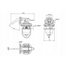 81711943kr fuel pump feeding Kramp