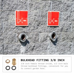 Rain connect fittings adapter for water tank