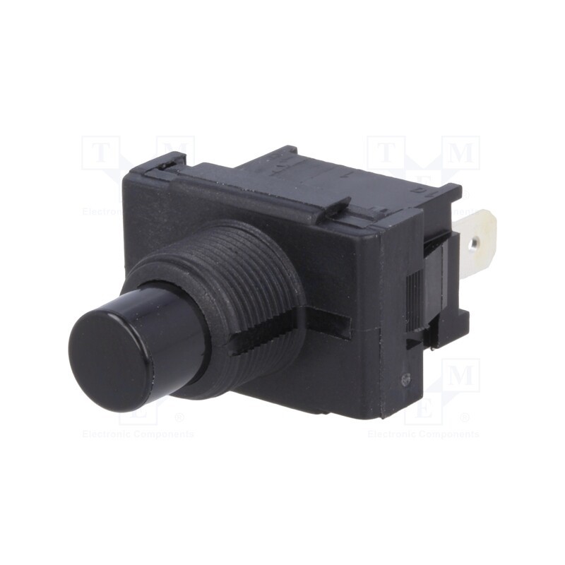 1 pcs x Marquardt - 1843.1201 - Switch: push-button, Pos: 2, SPDT, 6A/250VAC, OFF-(ON), IP40, 1843