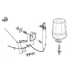 H716900140011 warning lamp holder