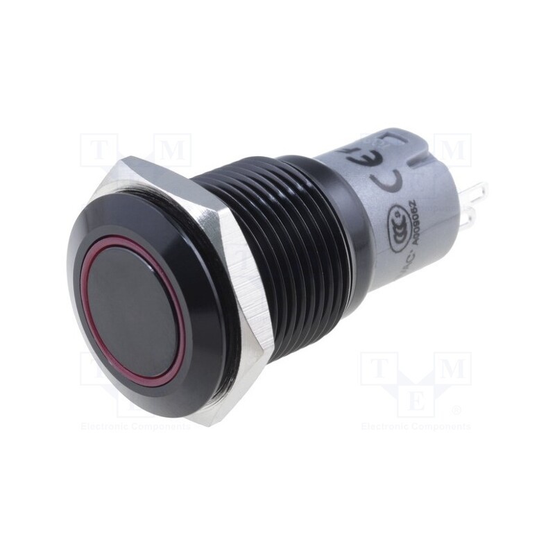 1 pcs x ONPOW - LAS2-GQF-11E/R/24V/A/FP - Switch: vandal resistant, Pos: 2, SPDT, 0.5A/220VAC, 1A/24VDC, IP67