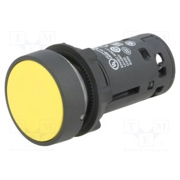 1 pcs x SCHNEIDER ELECTRIC - XB7NA81 - Switch: push-button, 22mm, Stabl.pos: 1, NO, yellow, none, IP65, flat