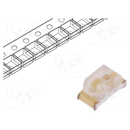 5 pcs x KINGBRIGHT ELECTRONIC - KPT-1608SGC - LED, SMD, 0603, green, 5÷15mcd, 1.6x0.8x0.75mm, 150°, 2.2÷2.5V, 20mA