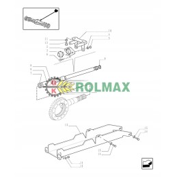 Drive shaft New Holland TS Case 47128368