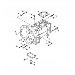 Tb604 371 gear housing