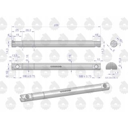 Decompressor shaft C 330 original Ursus