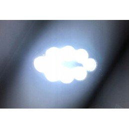 Oval ellipse work lamp 8 LED 12 24v high power