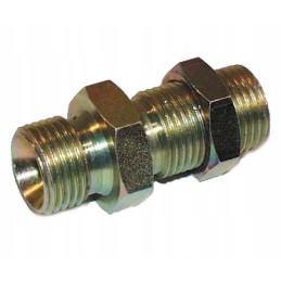 Straight bulkhead connection male male thread 1 2 bsp