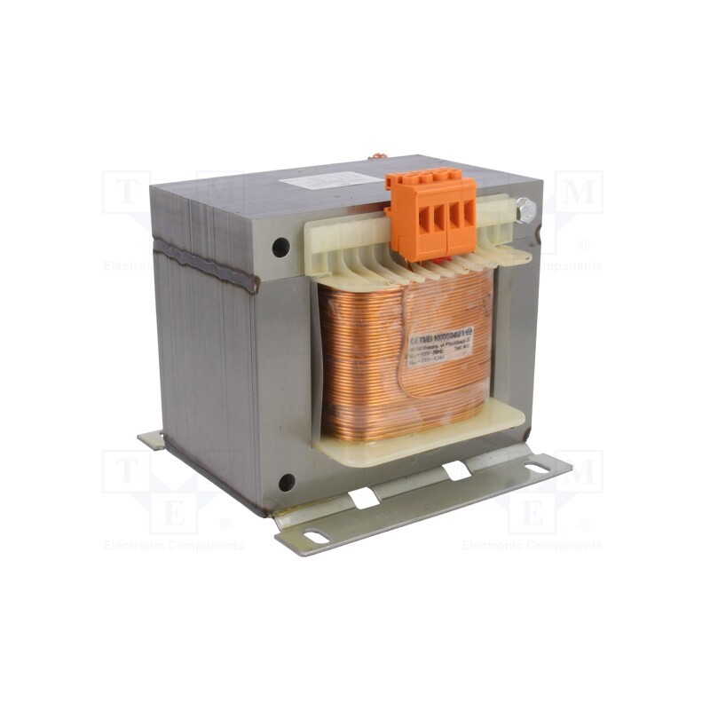 1 pcs x INDEL - TMB 1000/004M/1 - Transformer: mains, 1000VA, 400VAC, 230V, Leads: terminal block