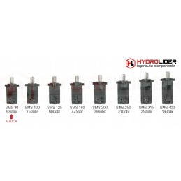 Hydraulic motor sms 80 o4 wc32 with pl 90 and tul